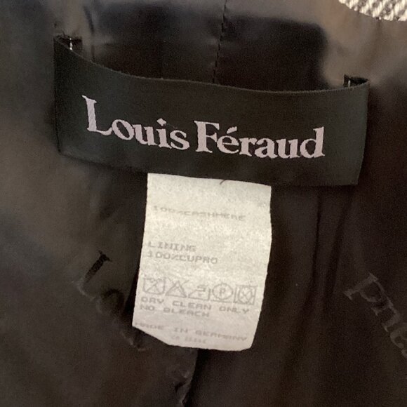 VINTAGE Louis Féraud Cashmere Blazer / Jacket Size 14 - Picture 10 of 10